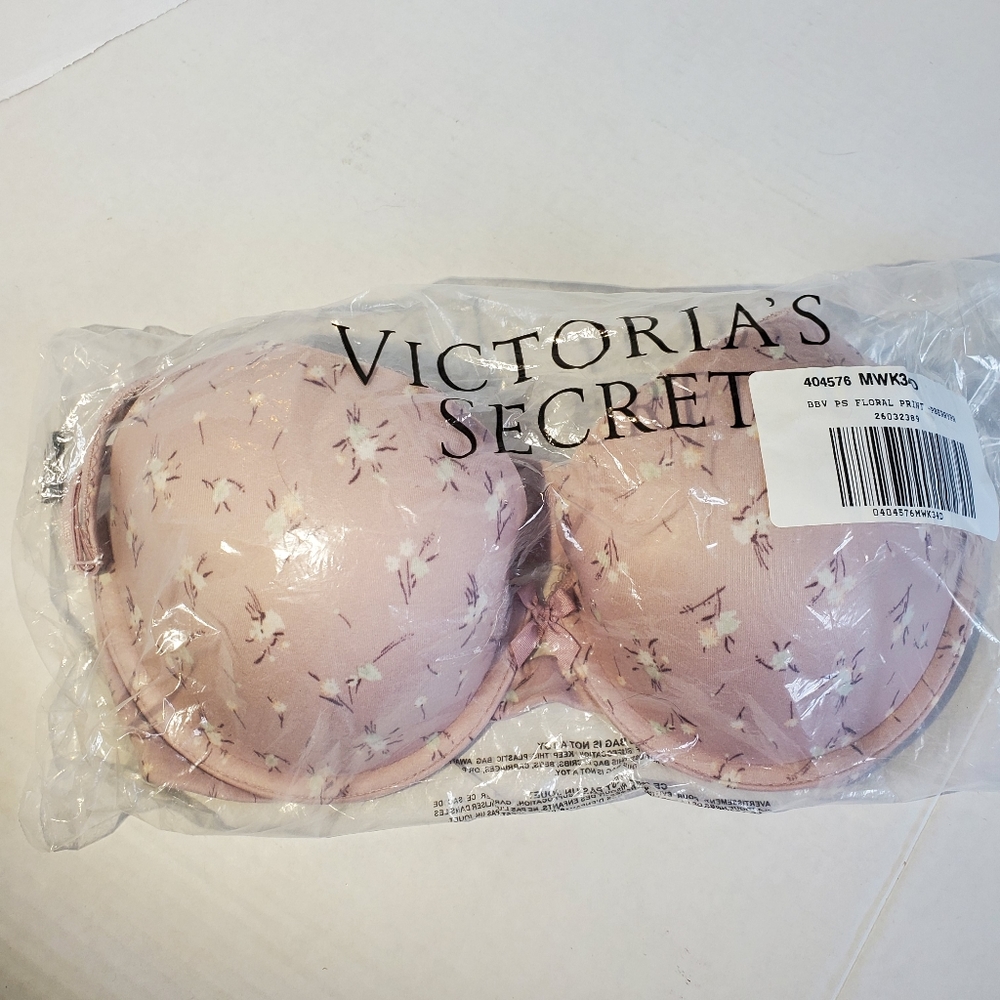 Victoria's Secret Pink Floral Print Bra